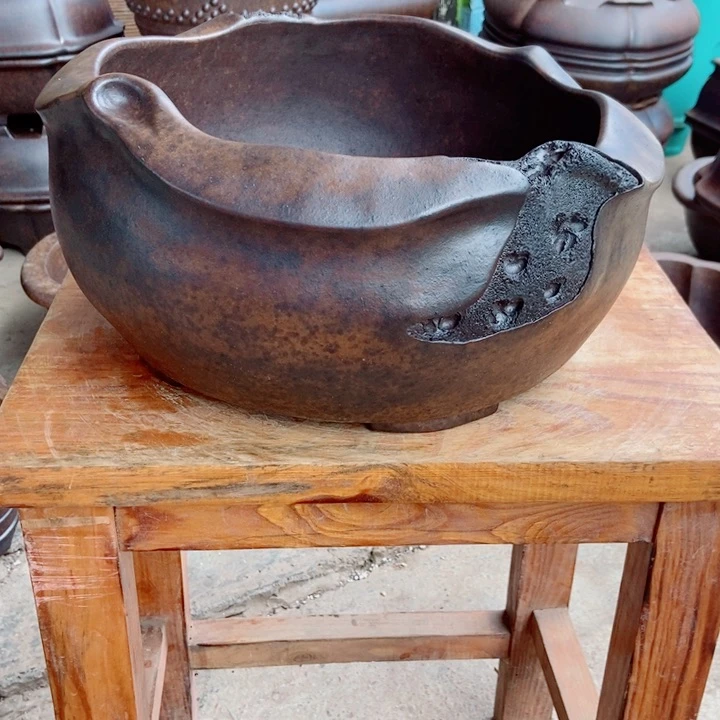 花***甲杨冬益紫砂花盆368