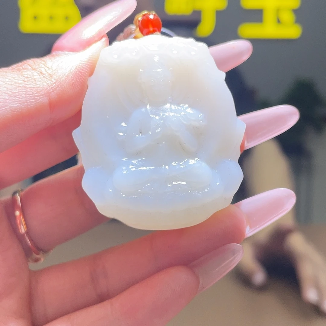 和田玉未镶嵌颈饰D2