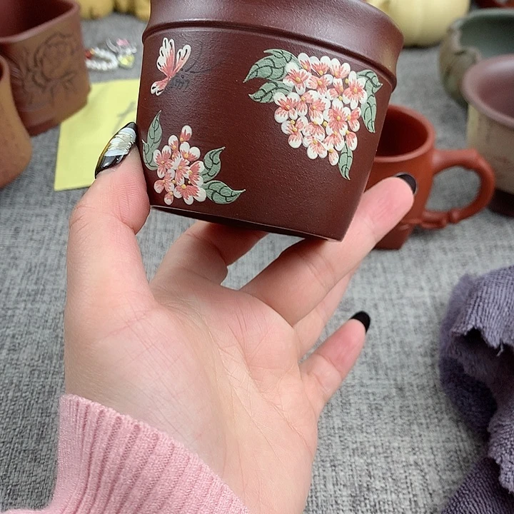 紫砂茶杯高端主人杯
