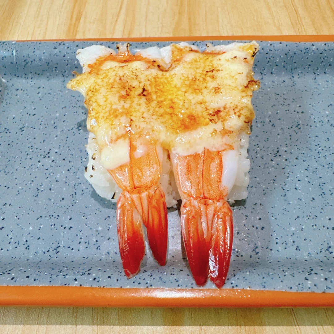 火炙焦糖熟虾双粒