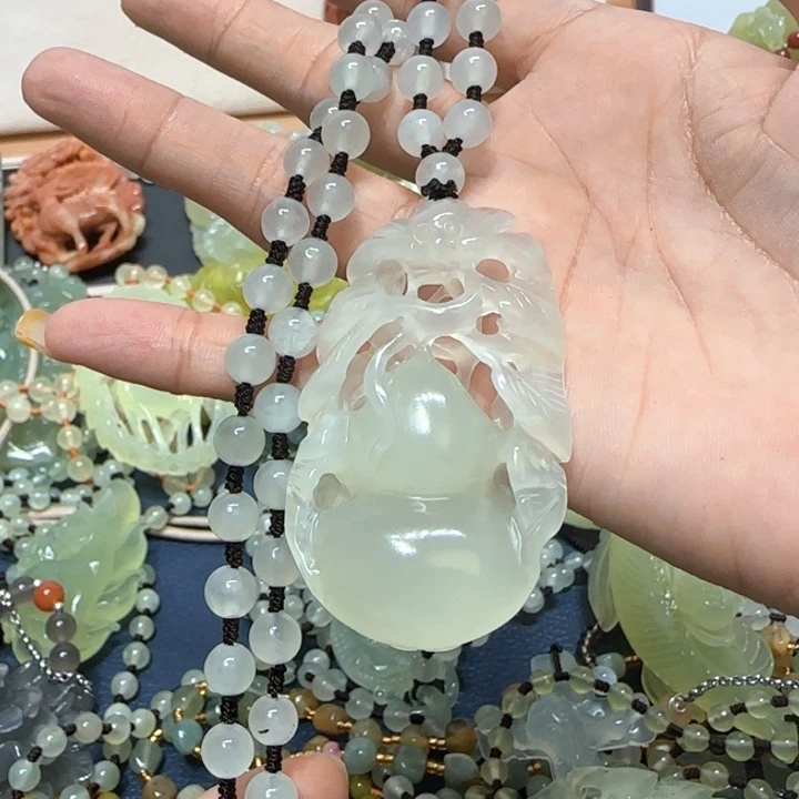 未镶嵌蛇纹石玉手把