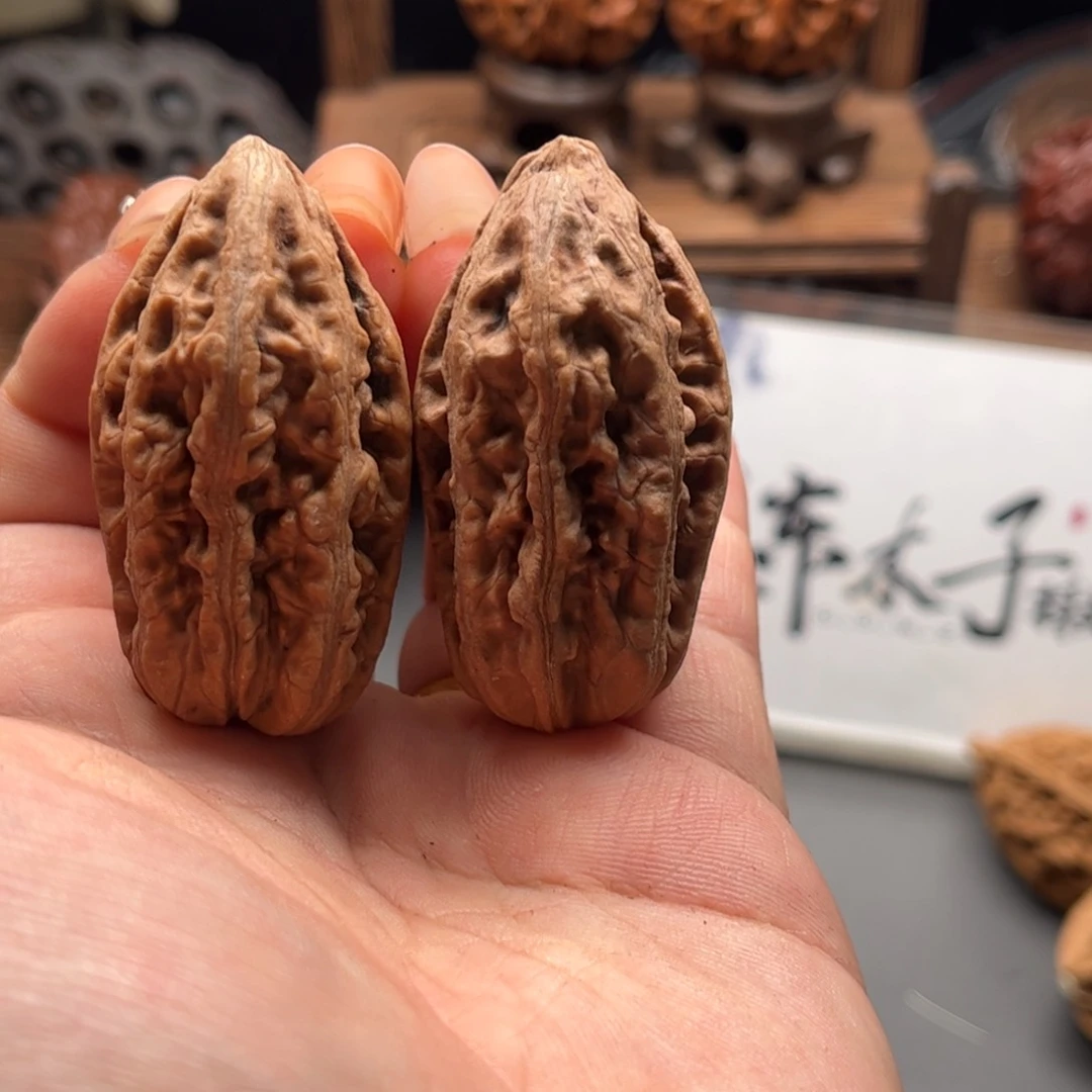 文玩核桃把件关东木子家楸大胖90