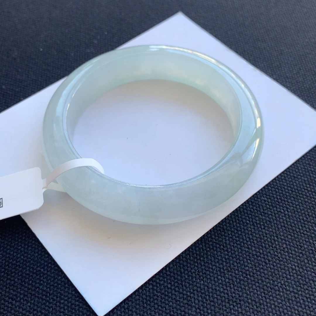 翡翠未镶嵌手镯24号53.8正