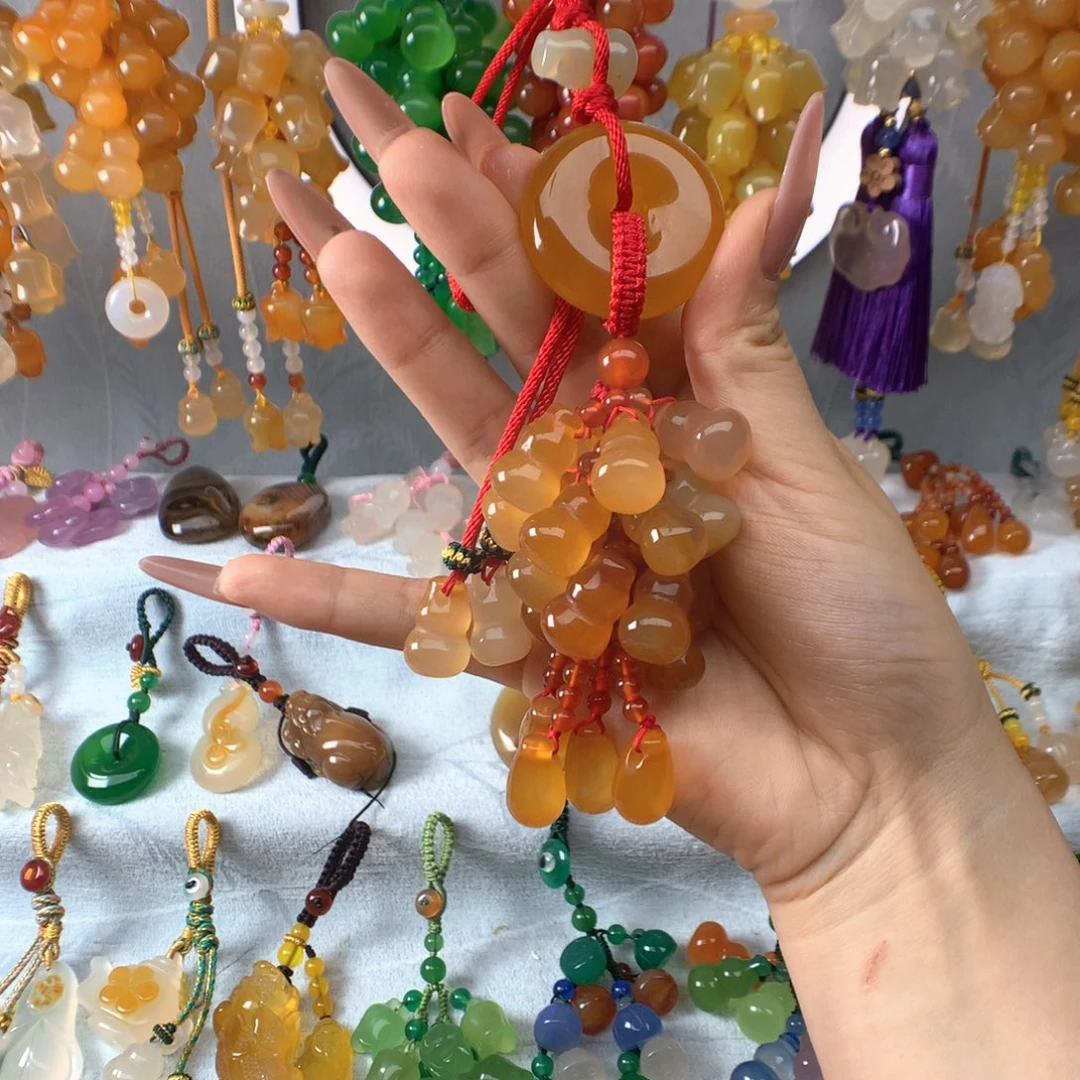 玛瑙/玉髓吊坠(不含链)未镶嵌