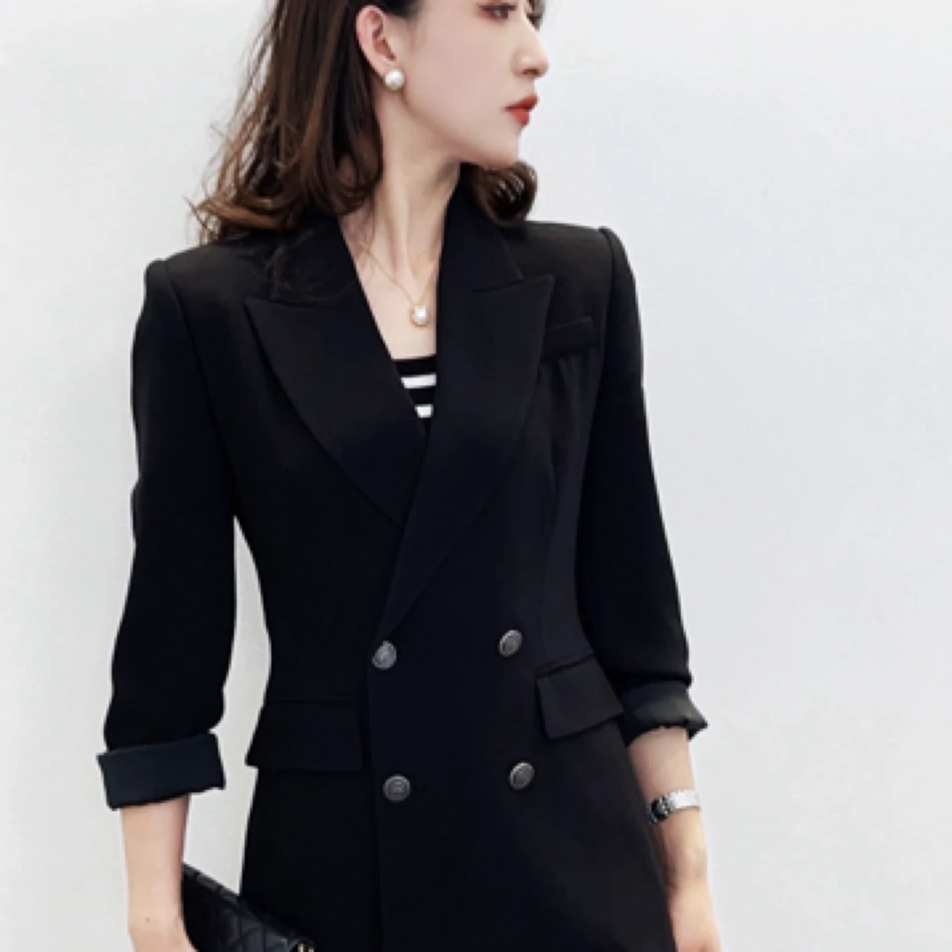 AMASS/阿玛施职业时尚修身显瘦女神通勤休闲纯色气质西装 5400773