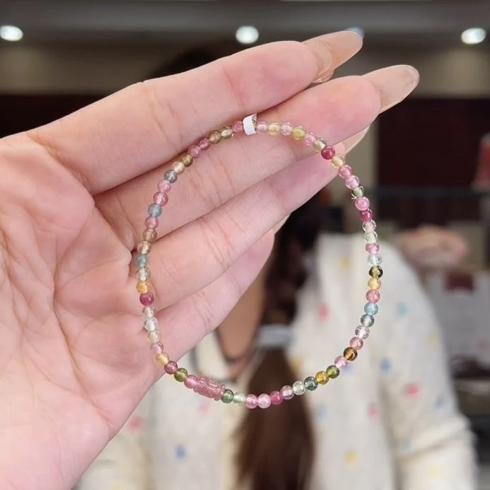 01580352碧玺/未镶嵌3mm+碧玺单圈多样性发货52