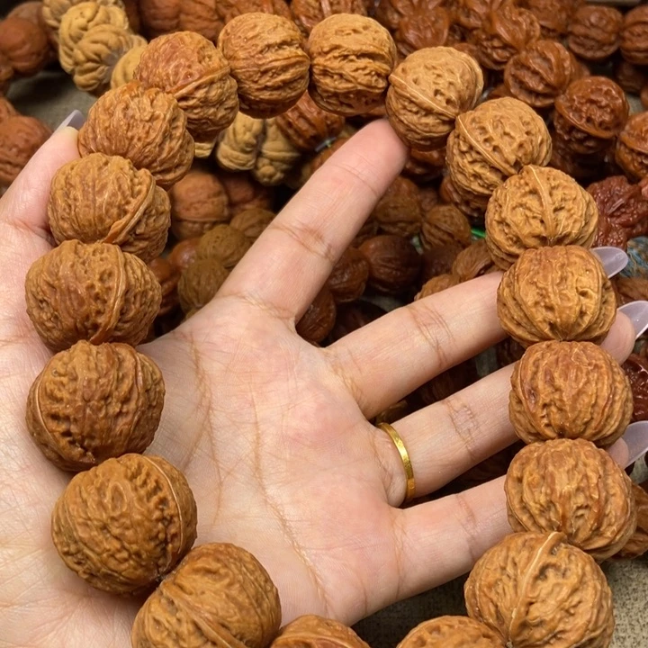 文玩核桃吊坠白茬八棱文玩核桃