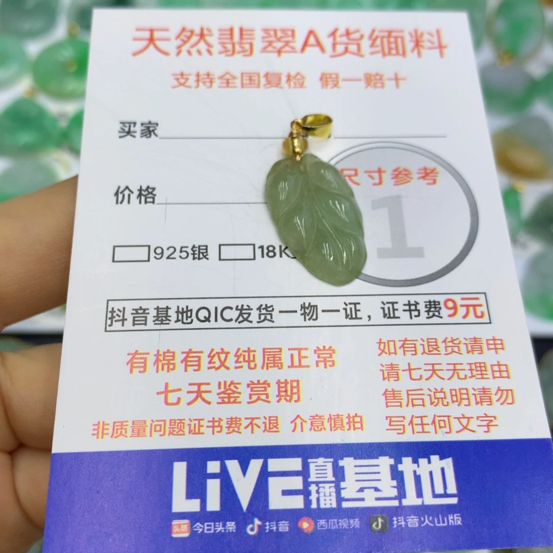 翡翠颈饰未镶嵌翡翠