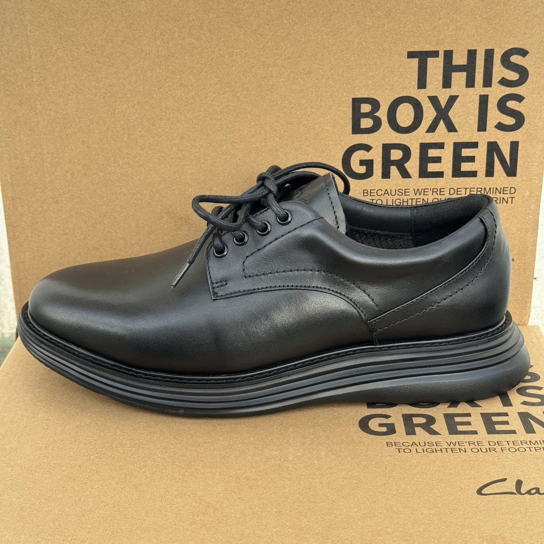 【CL克拉克正品】复古休闲男士经典牛皮运动休闲皮鞋