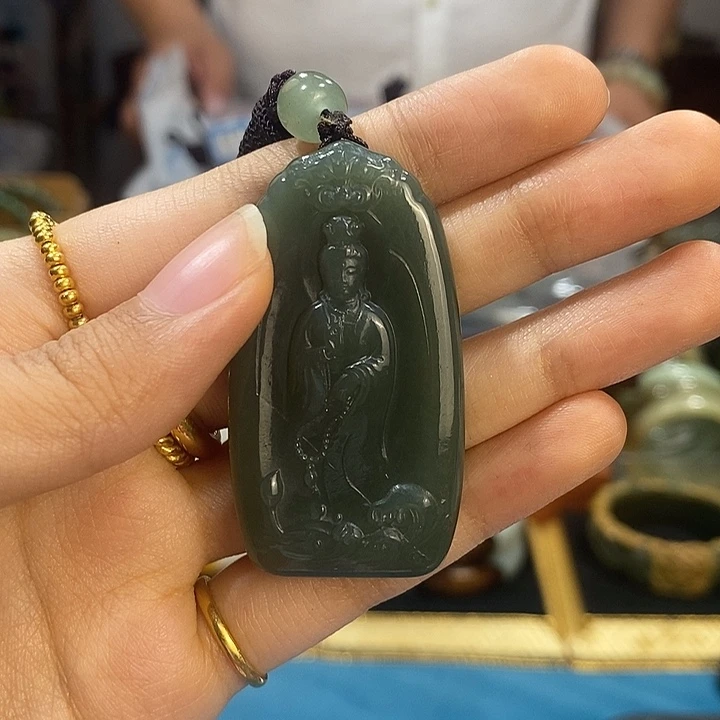 和田玉未镶嵌吊坠(不含链)