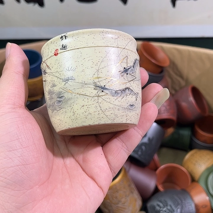 茶杯紫砂全手工紫砂主人杯