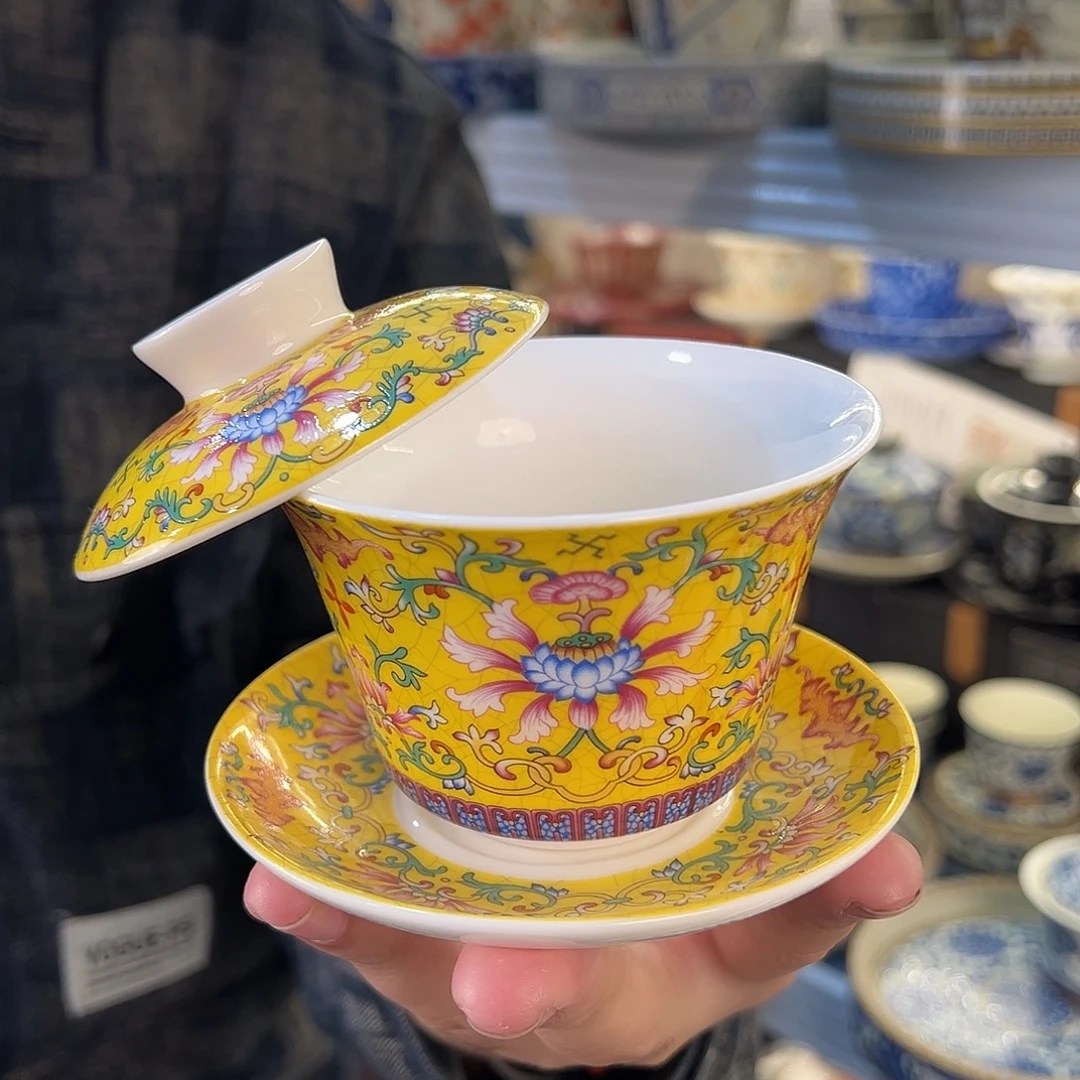 盖碗很漂亮我很喜欢