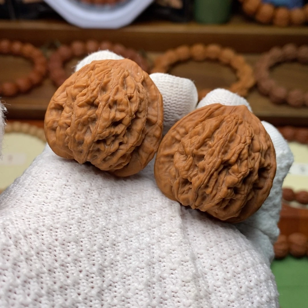 文玩核桃吊坠39全品麦穗虎头