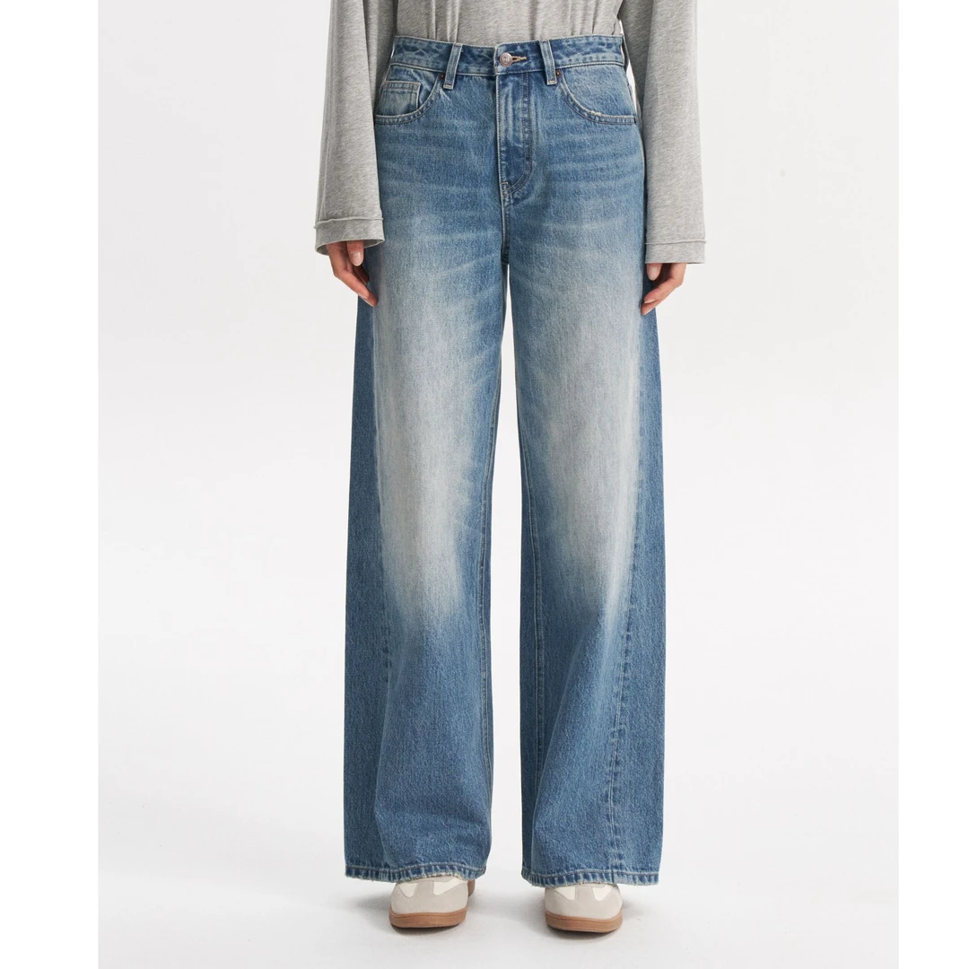 CONCISE-WHITE 简白 25SS 水洗复古牛仔裤