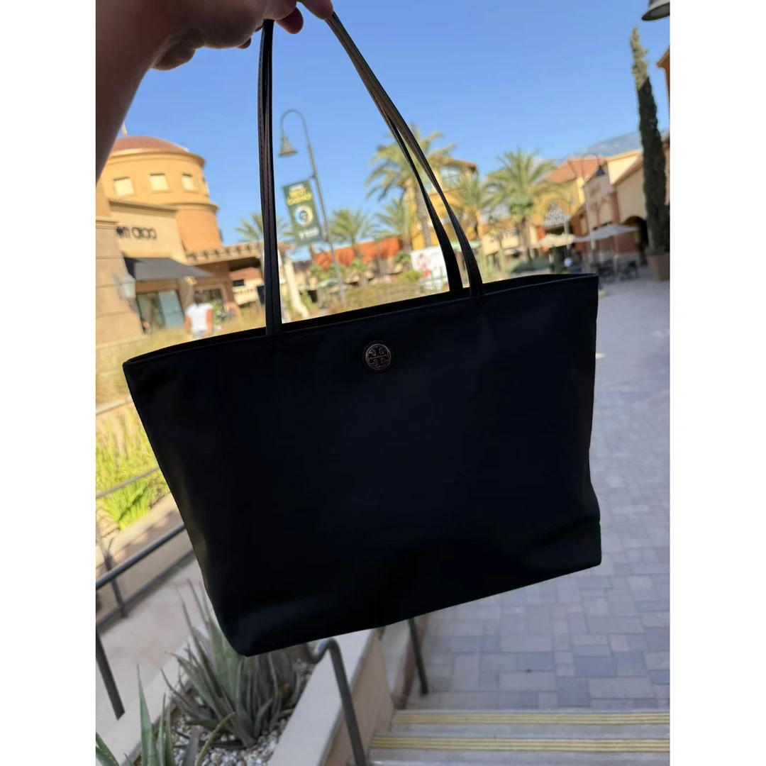 【预售】ToryBurch/汤丽柏琦店内现采黑色单肩小号托特包171477