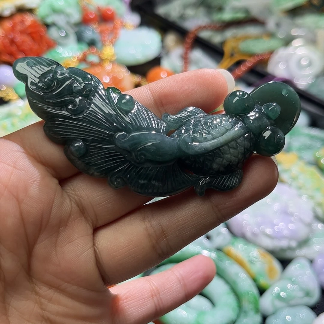 颈饰未镶嵌翡翠待编织