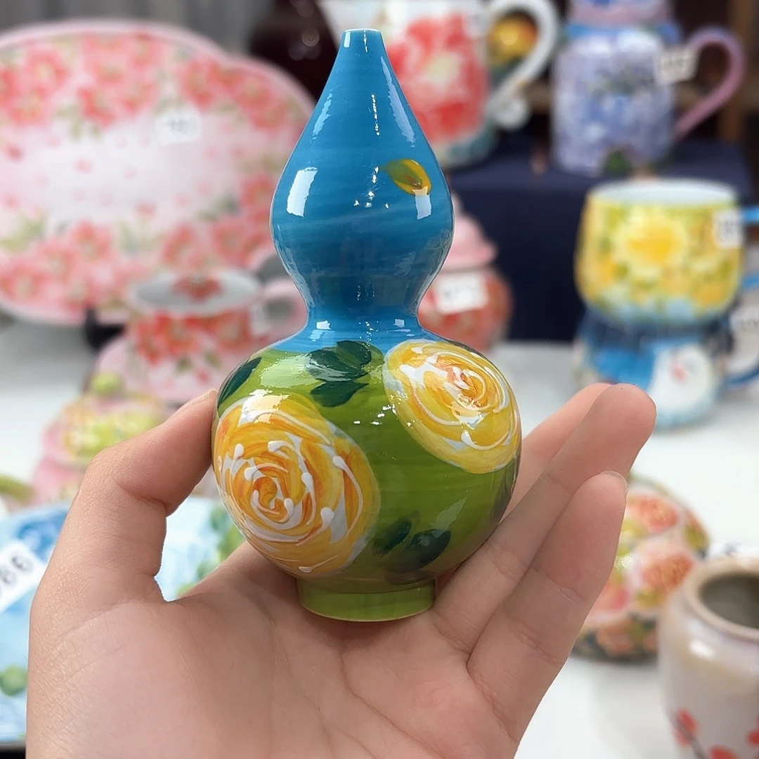 景德镇手绘高温釉下彩陶瓷茶具