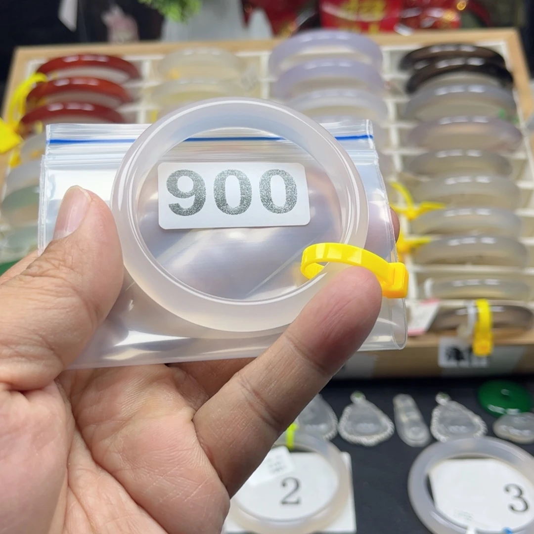 玛瑙/玉髓手镯未镶嵌麻***の