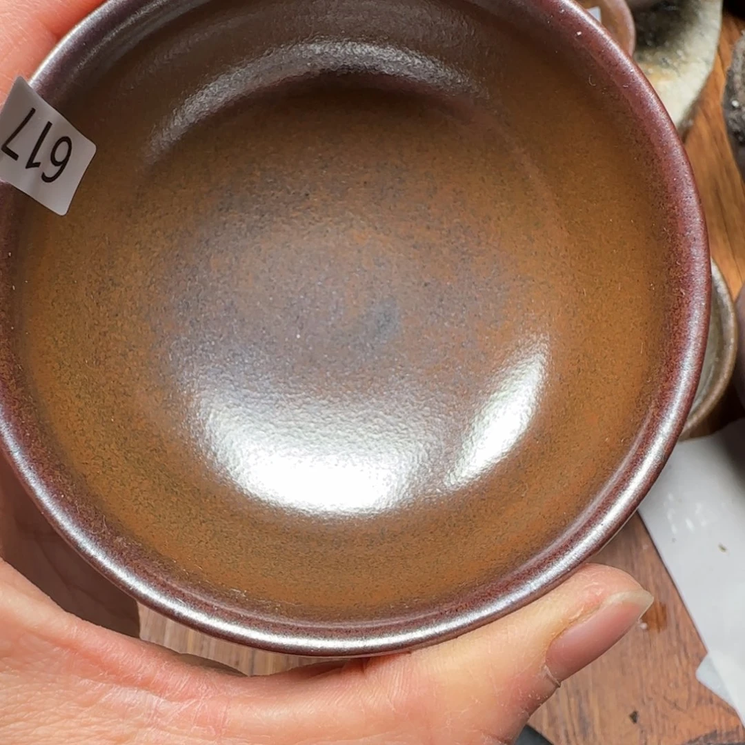 柴烧建盏茶盏茶杯617