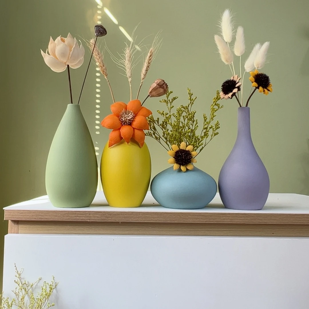 摆件花瓶带花高度20-30厘米左右