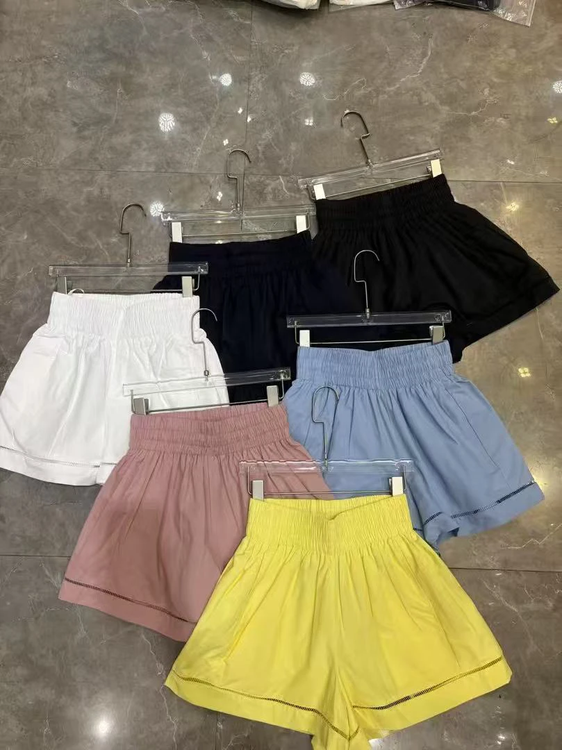 （小七家）韩系松紧腰短裤
