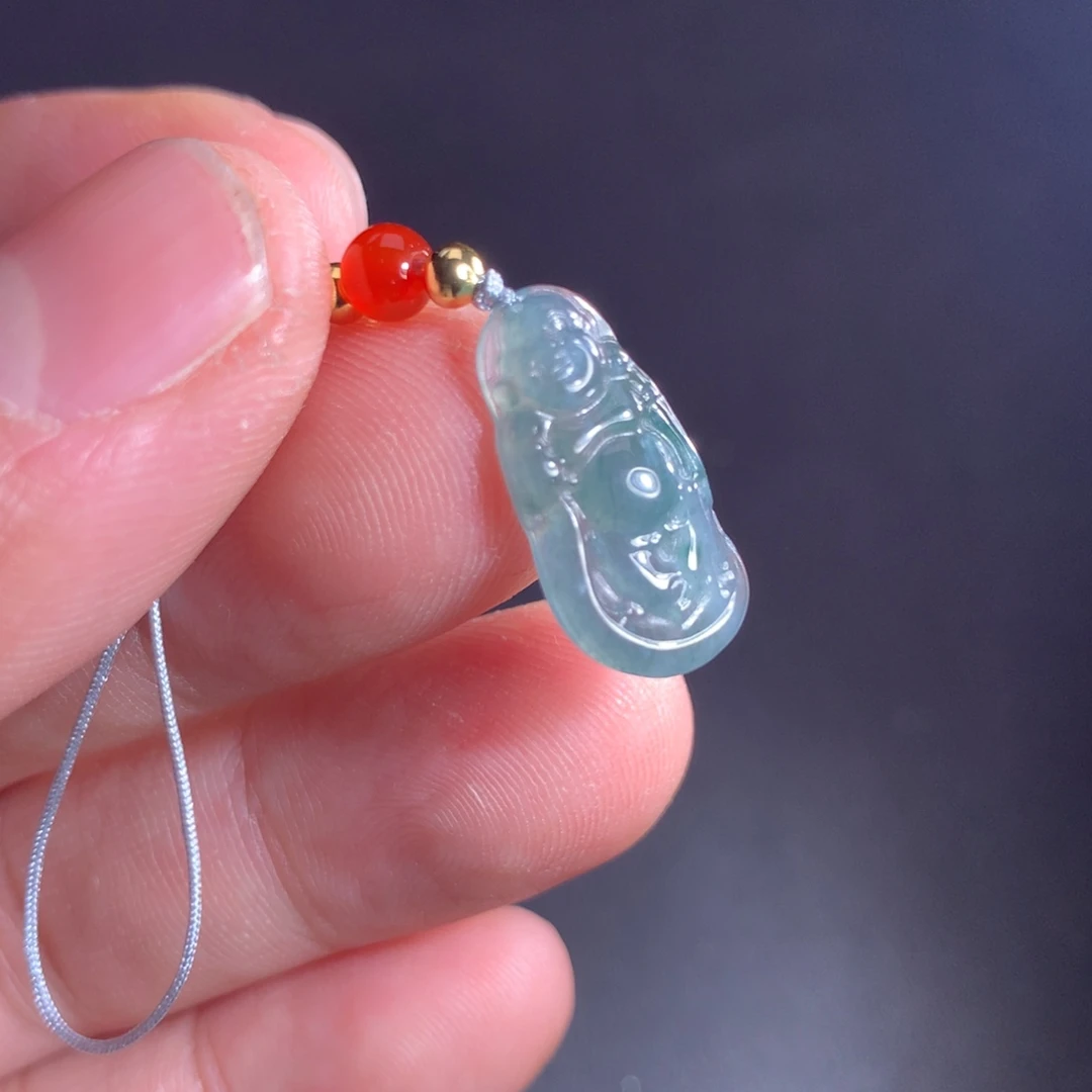 翡翠未镶嵌颈饰天然A货翡翠时尚气质女款吊坠挂坠