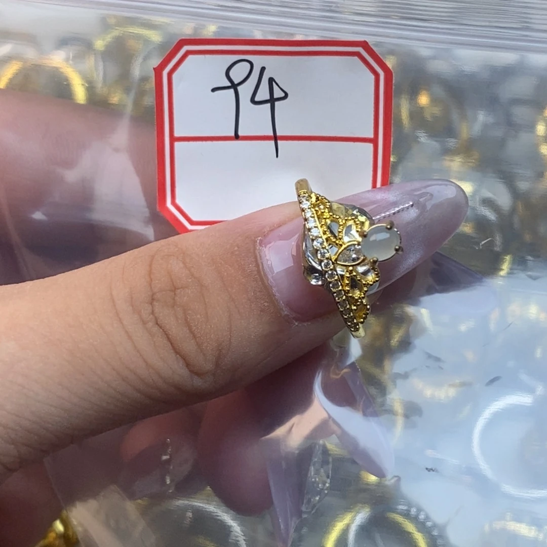 翡翠戒指合金翡翠首饰