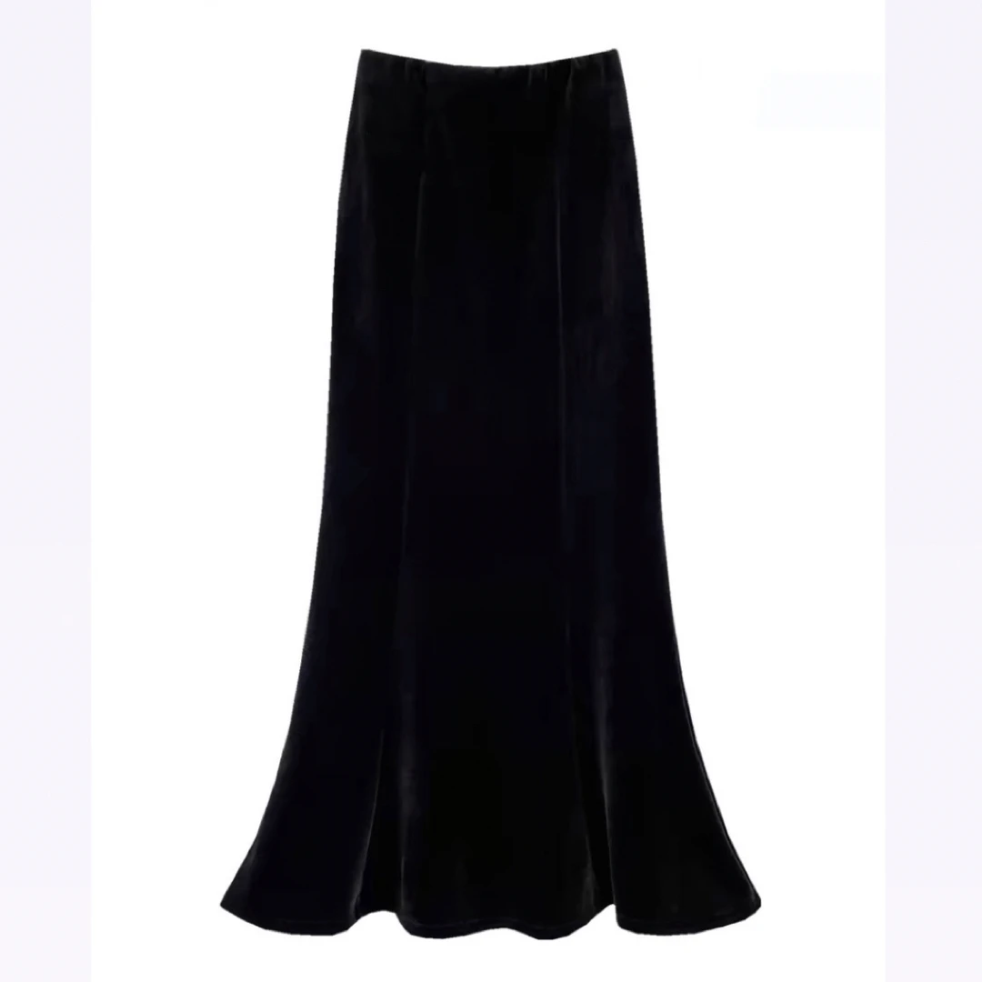 【XING星星定制】轻奢气质女人七片鱼尾裙加厚版高端韩国绒显瘦穿搭