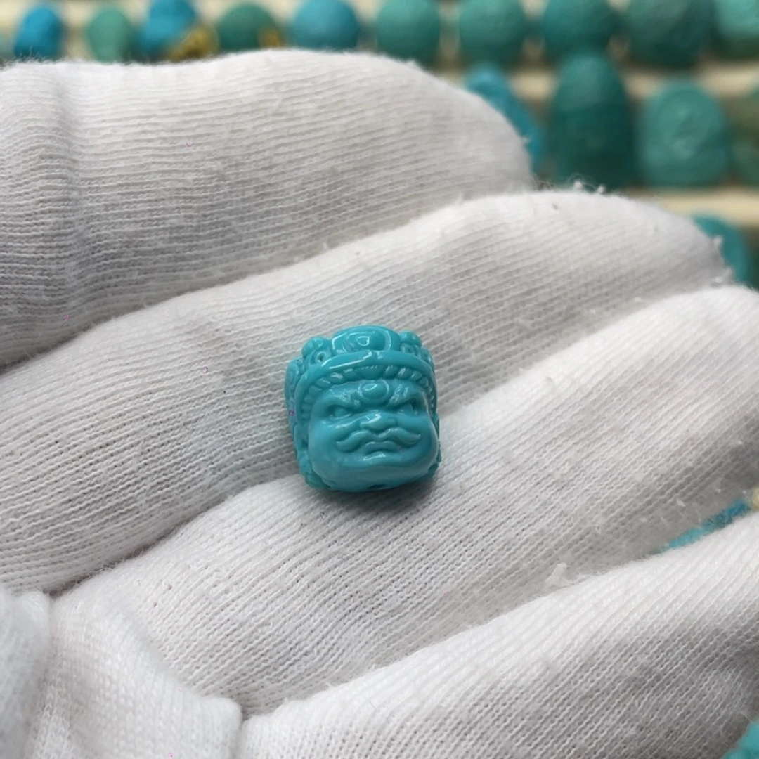 绿松石未镶嵌颈饰卡12-12.8