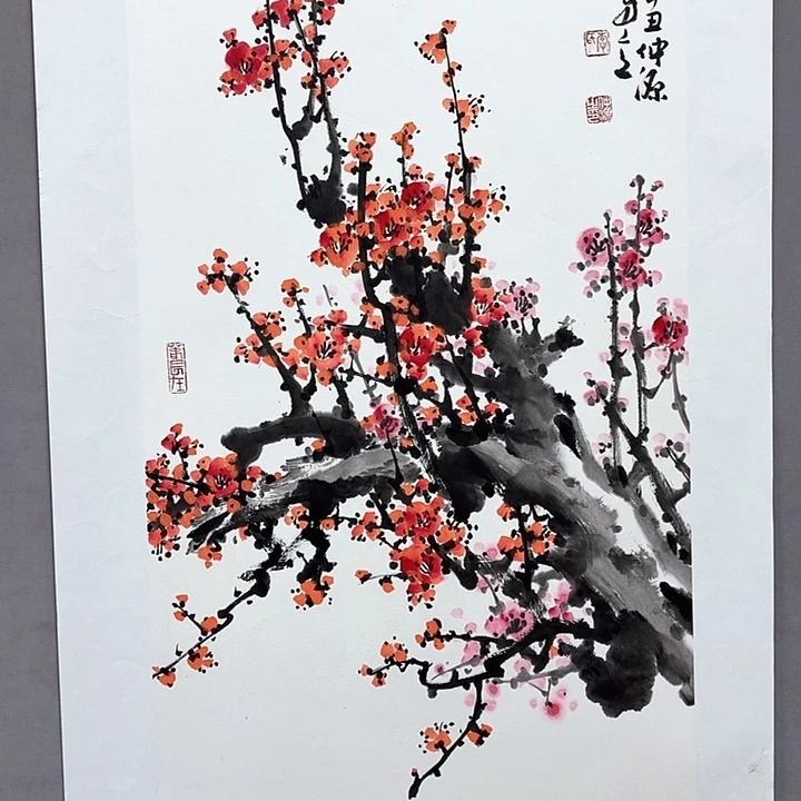 国画亲笔手绘放心去藏