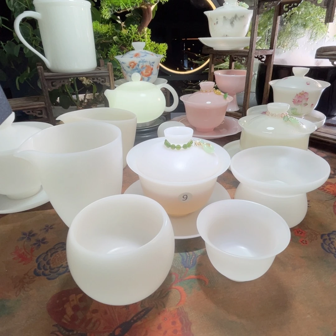 冰晶璞玉素烧11件套装