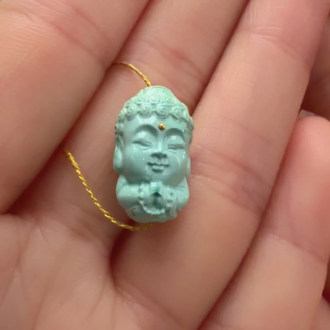 绿松石未镶嵌颈饰