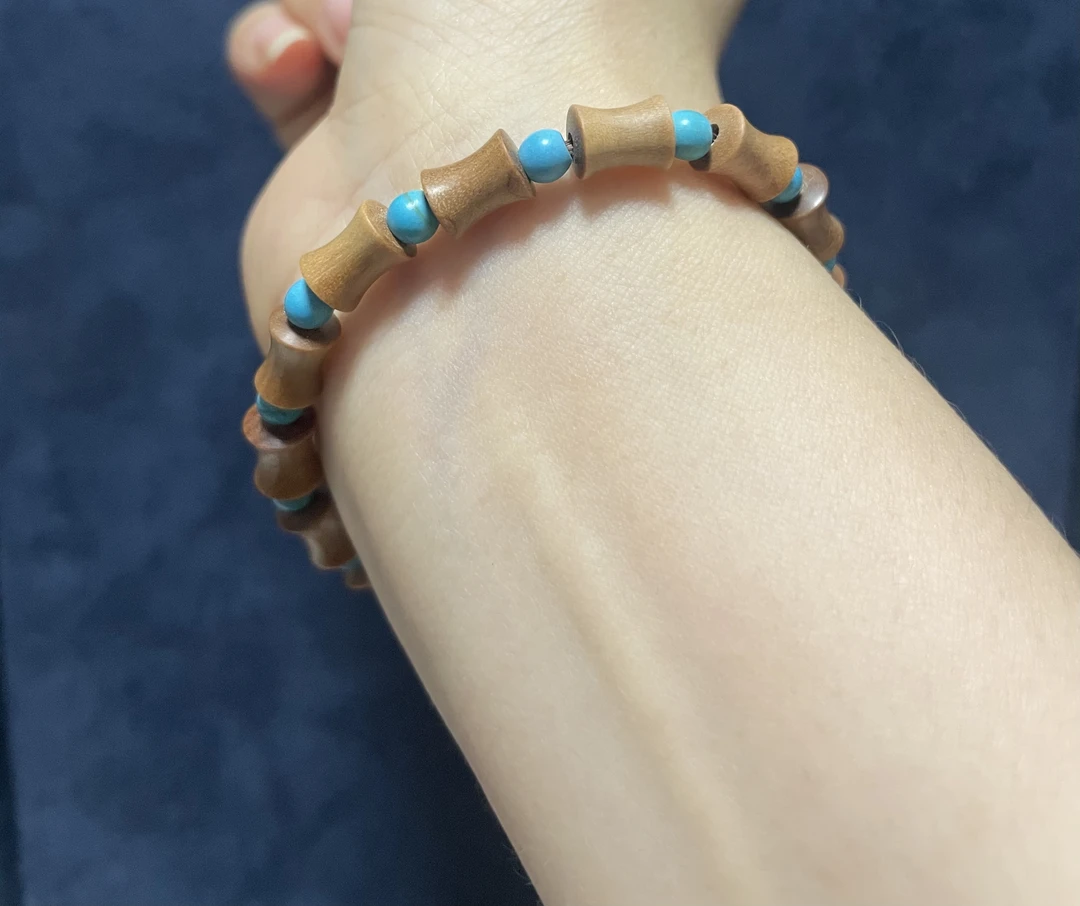 竹节珠节节高升手串正宗印度迈索尔老山檀香