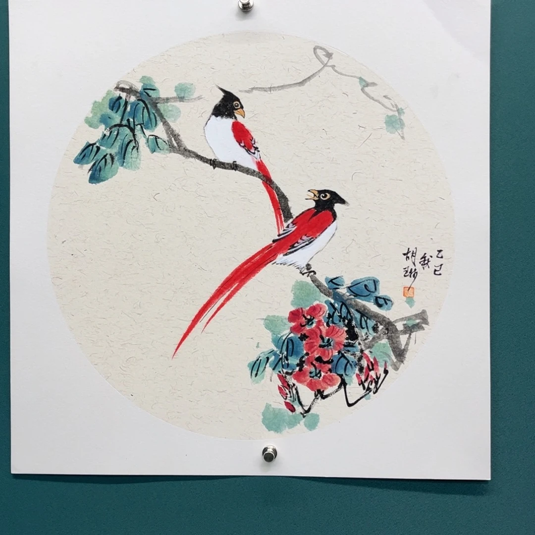 国画艺术家真人手绘