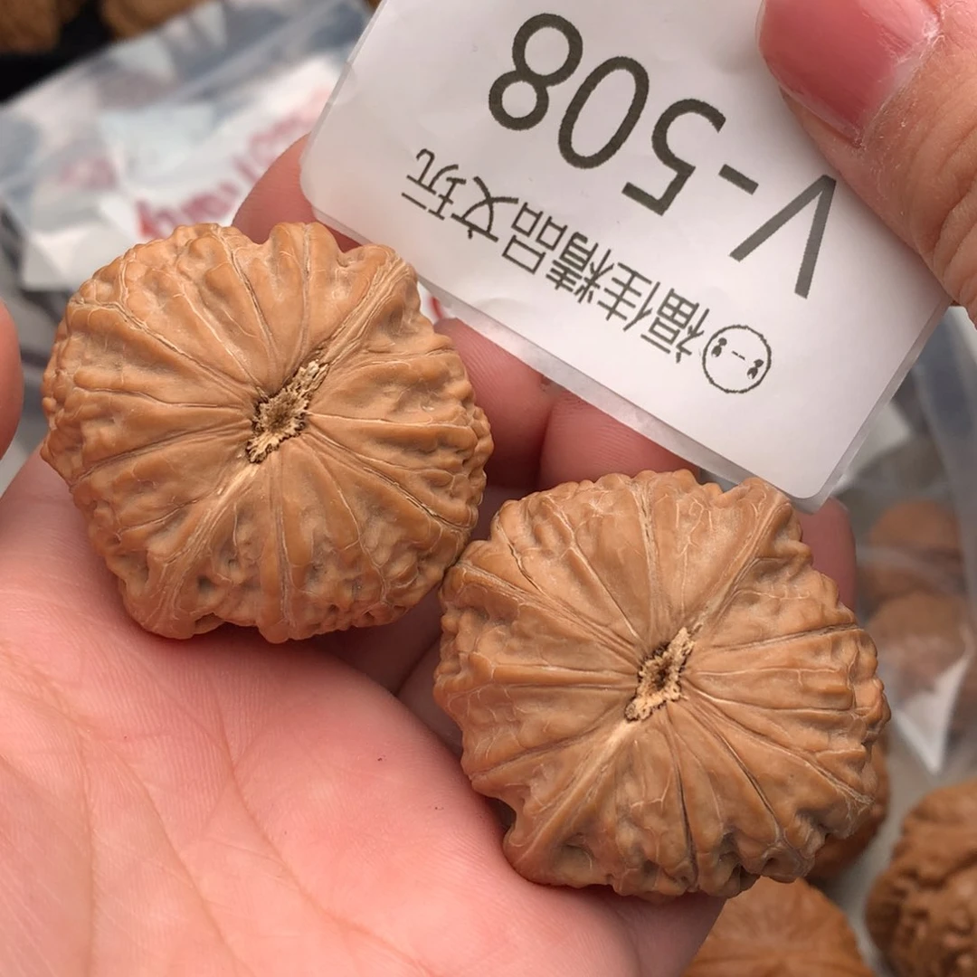 文玩核桃把件丹43铁锤………….