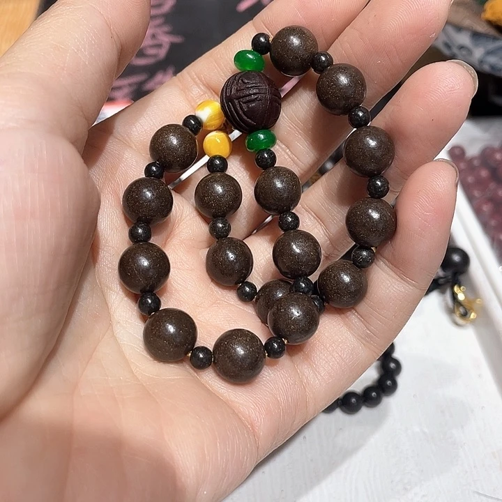 泥塑合香珠天年 散珠 多变链