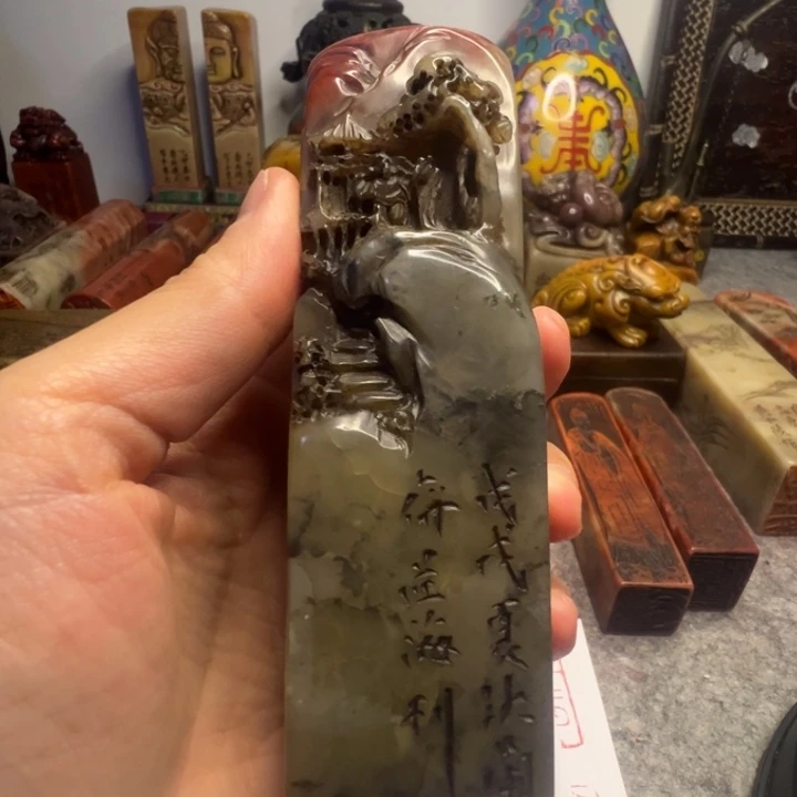 善***A昌化石印石精品手工艺精品展示