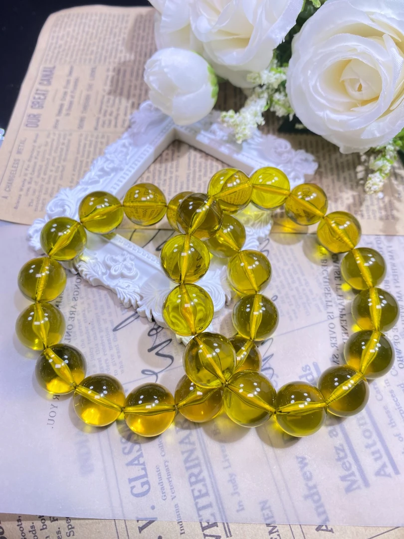 黄色16mm手串发一条E18