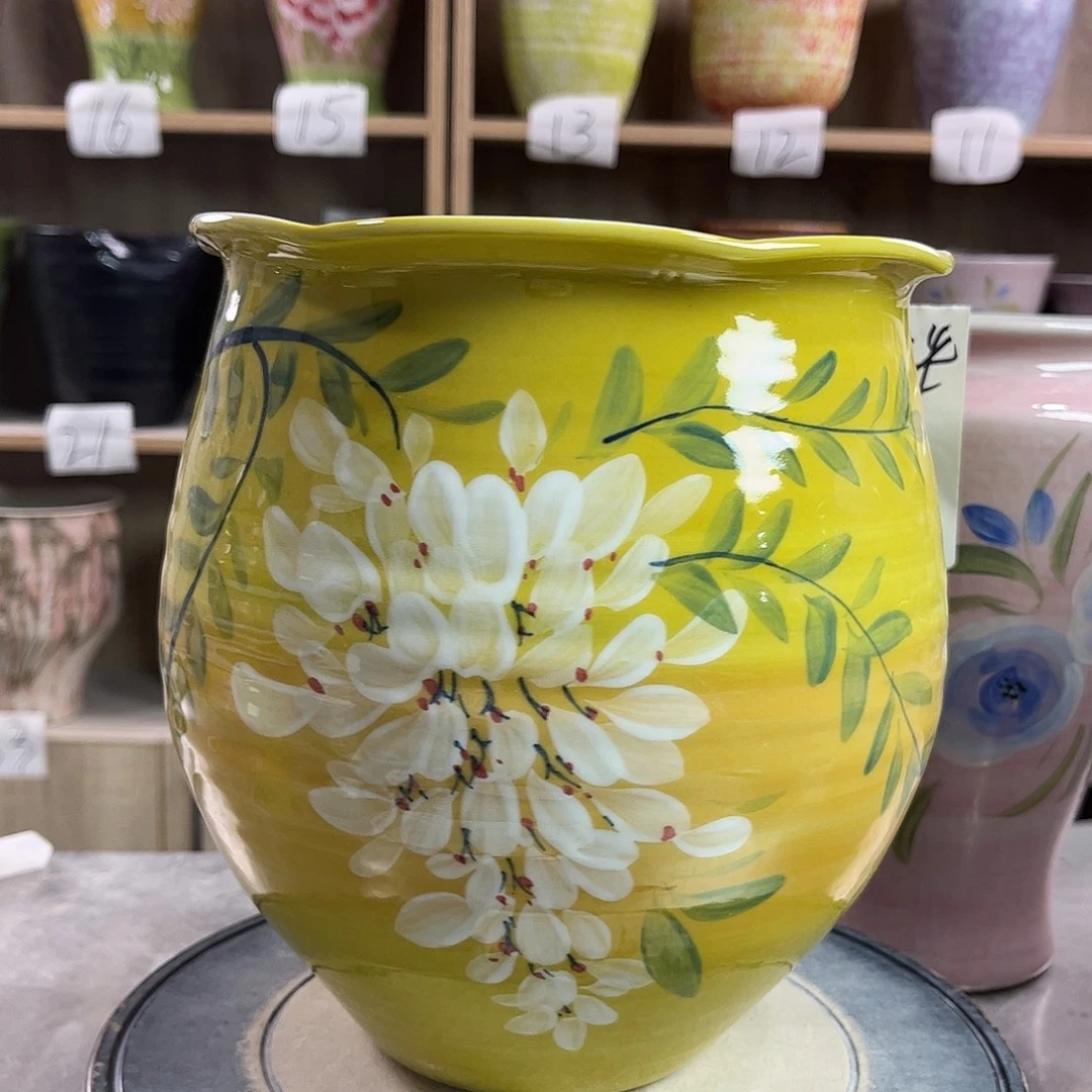 景德镇陶瓷花盆花盆