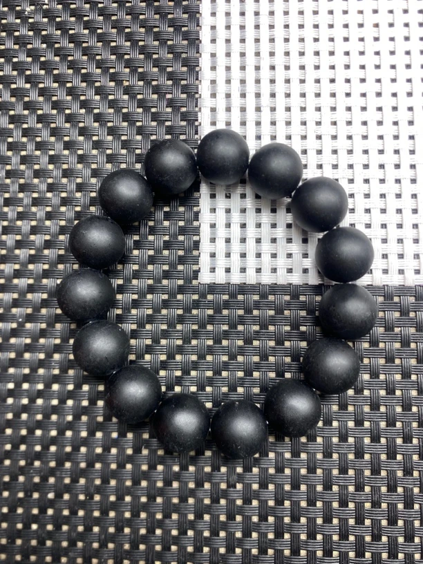 黑紫色14mm手串707