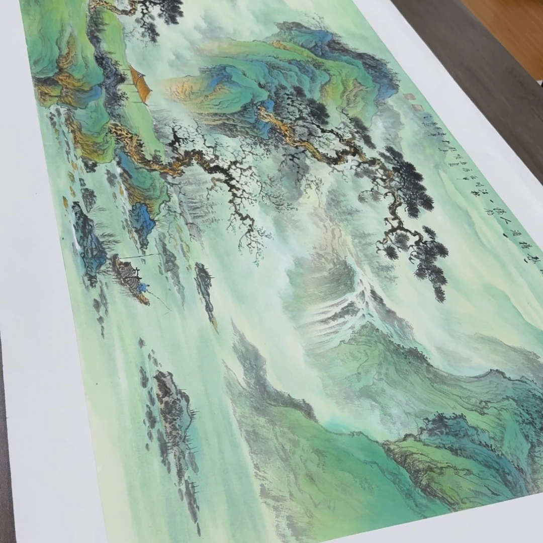 国画国画花鸟山水作品
