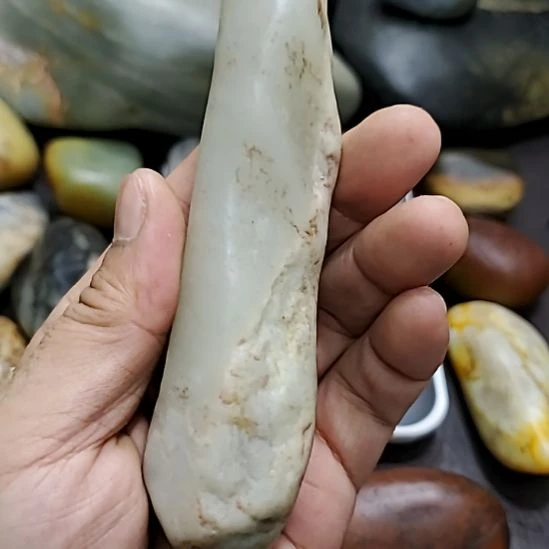 高***材和田玉（糖玉）未镶嵌挂件