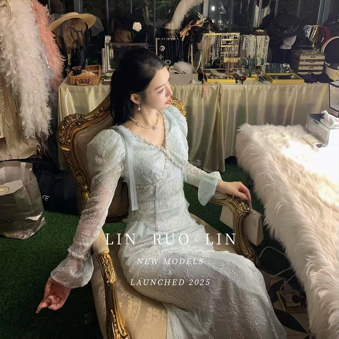 LRL【薄荷柔纱】原创设计法式气质碎花套装RL13111158-RL18131109