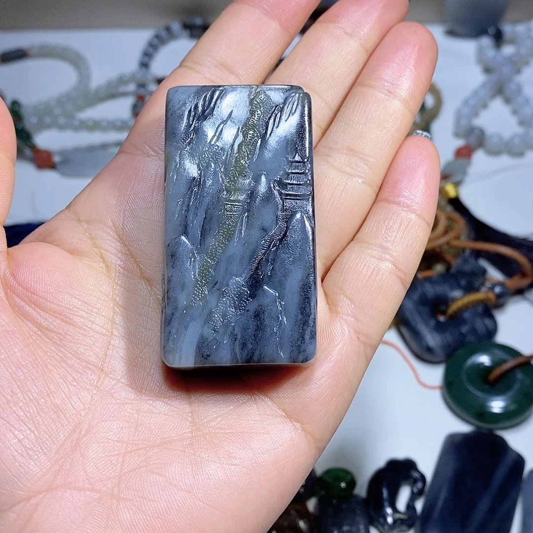 和田玉挂件未镶嵌