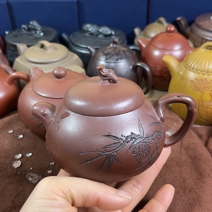 茶壶紫砂紫砂微瑕