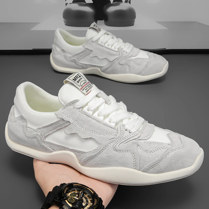2025夏季百搭男鞋低帮休闲运动平地网面透气男鞋软底户外运动潮鞋