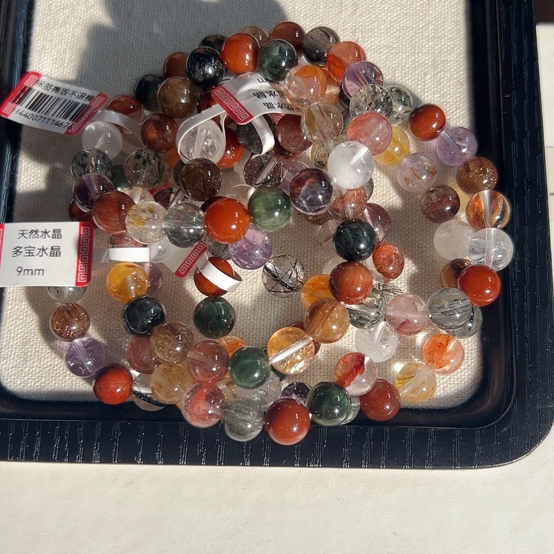 水晶手链未镶嵌多样性发一9+