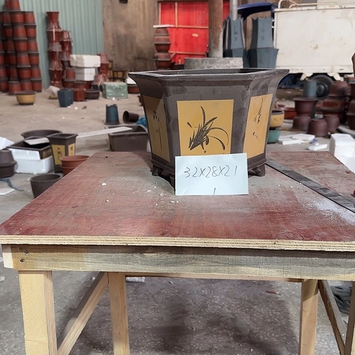 紫砂花盆盆景盆盆