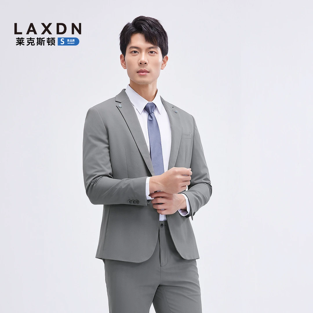 【锦氨四面弹】莱克斯顿男装2025春新款正装西服3010150123