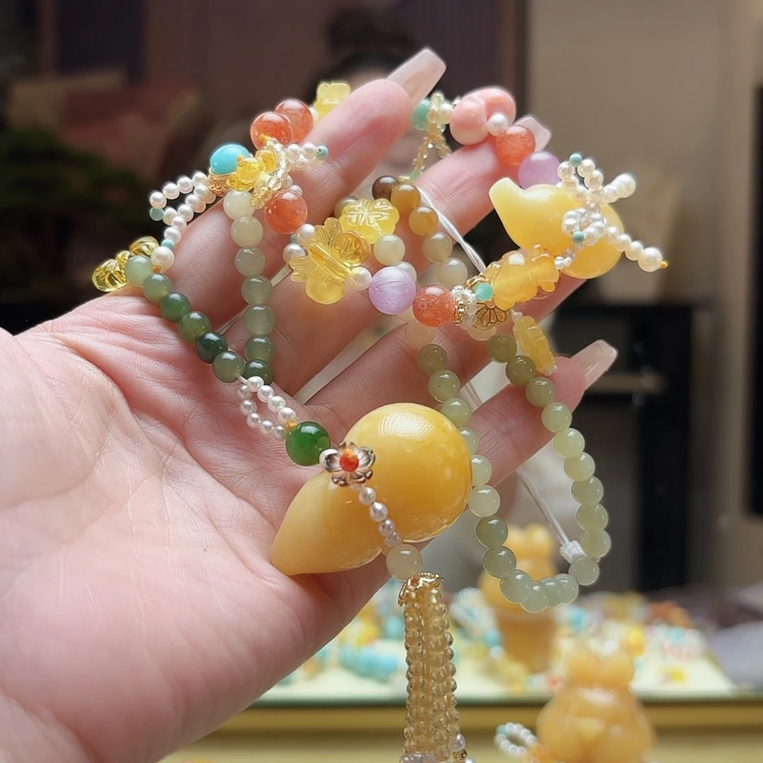 琥珀未镶嵌手镯琥珀